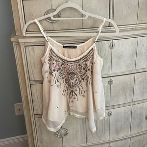 Light pink tank top from Abercrombie & Fitch